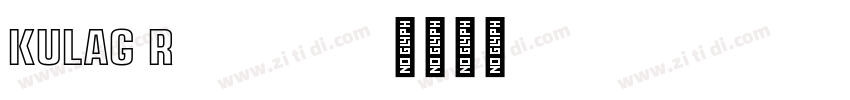 KULAG Regular字体转换 KULAG Regular字体转换